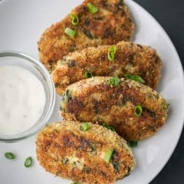 Chicken and Buckwheat Patties - loaded with healthy protein, grains & greens! So yummy! @natashaskitchen